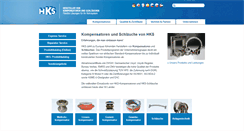 Desktop Screenshot of hks-kompensatoren.de